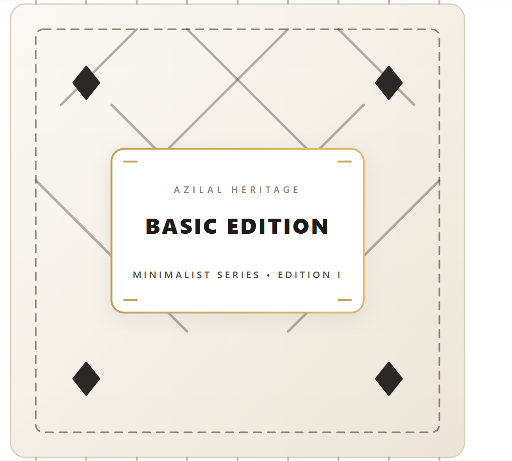 basic azilal Minimalist Series (Edition I)